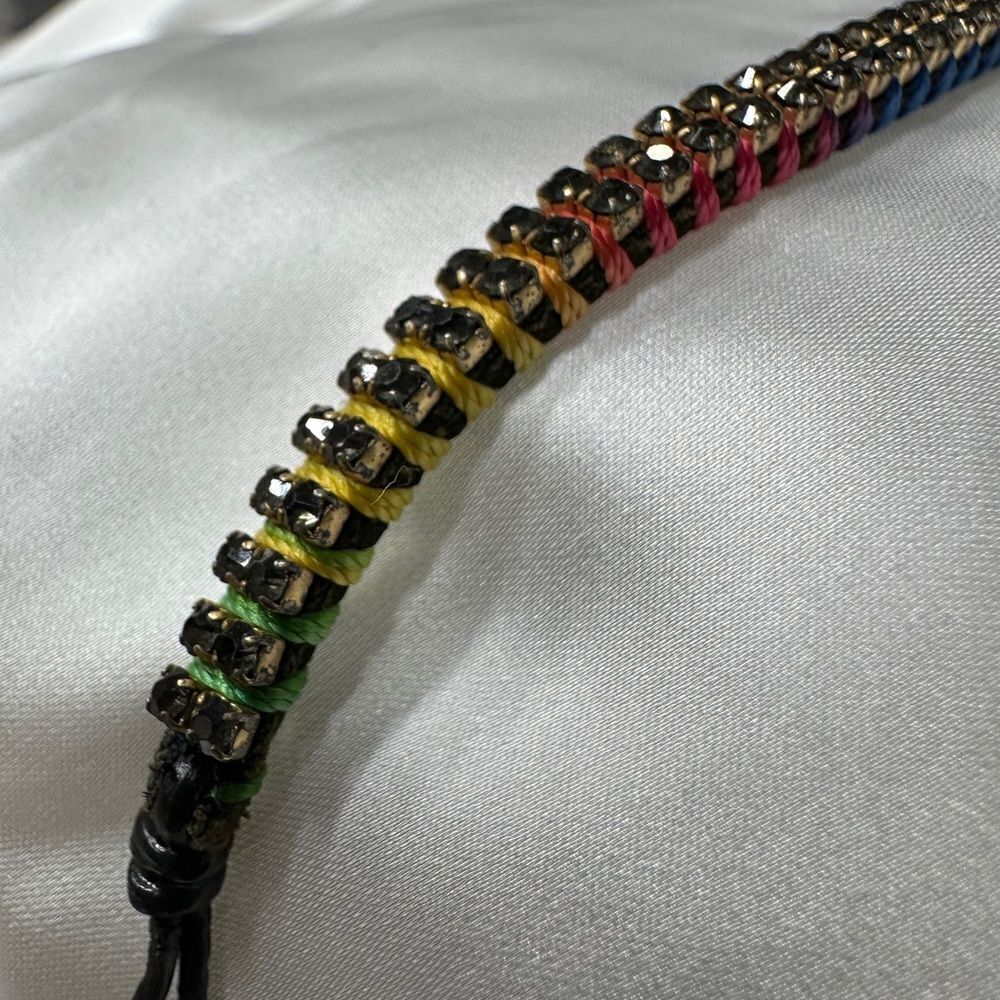 Stella & Dot Rainbow Woven Bracelet – Unisex & Trendy - Picture 9 of 17